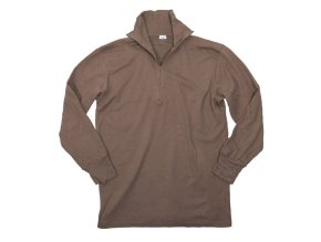 Triko BW TROPEN s rolákem na zip HNĚDÉ použité (velikost 40/34)