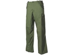 Kalhoty US M65 rip-stop ZELENÉ (velikost M)