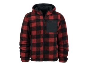 Bunda oboustranná SHERPA SOFTSHELL ČERNO/ČERVENÁ (velikost 3XL)