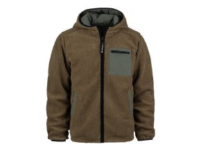 Bunda oboustranná SHERPA SOFTSHELL COYOTE/ZELENÁ (velikost 3XL)