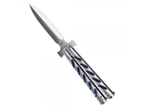 Nůž motýlek SCK Butterfly Cross silver