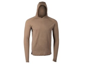 Mikina funkční LOCHSA MERINO DARK EARTH (velikost L)