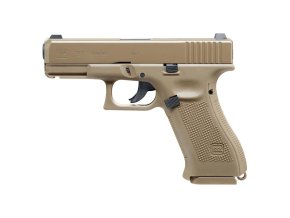 Pistole vzduchová UMAREX GLOCK 19X CO2 COYOTE - BB 4,5mm steel