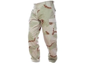 Kalhoty US BDU polní 3-COL DESERT rip-stop použité (velikost S-S)