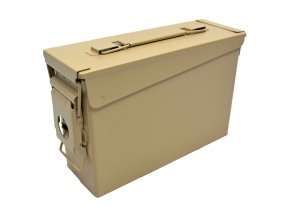 Bedna na munici US CAL.30 PÍSKOVÁ