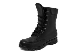 Boty FRANCOUZSKÉ kožené GORE-TEX ČERNÉ (velikost 44)