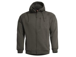Mikina LEONIDAS 2.0 ZELENÁ RAL 7013 (velikost 3XL)