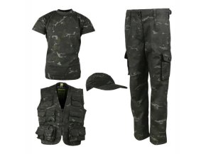 Komplet dětský EXPLORER BTP BLACK (velikost 11-12)