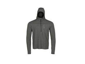Mikina funkční se zipem LOCHSA MERINO SLATE ŠEDÁ (velikost L)
