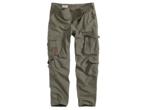 Kalhoty AIRBORNE SLIMMY ZELENÉ (velikost L)