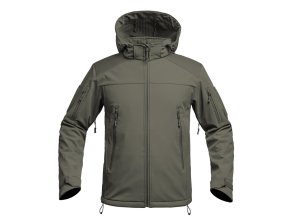 Bunda FIGHTER V2 softshell s kapucí ZELENÁ (velikost 3XL)