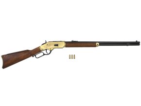 Replika puška Winchester 73, černá, mosaz, USA 1873