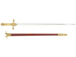 Replika Meč Napoleon s rudou pochvou, Francie 1809