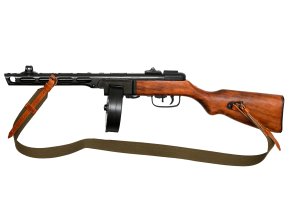 Replika samopal PPŠ-41 Špagin s páskem, Rusko 1941