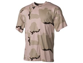 Triko kr.rukáv bavlněné 3-COL DESERT