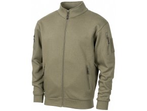 Mikina za zip TACTICAL ZELENÁ