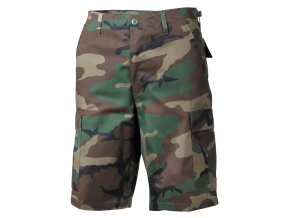 Kraťasy US střih BDU boční kapsy WOODLAND