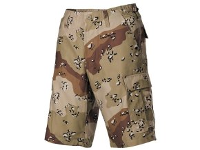 Kraťasy US BDU boční kapsy 6-COL DESERT