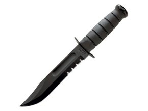 Nůž FIGHTING/UTILITY ozubené ostří ČERNÝ