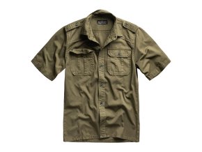 Košile M65 BASIC s krátkým rukávem ZELENÁ