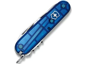 Nůž kapesní CLIMBER 91mm MODRÝ transparentní