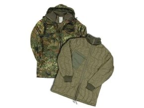 Bunda BW s kapucí a vložkou FLECKTARN