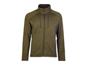 Mikina outdoorová STRUCTURE-FLEECE ZELENÁ