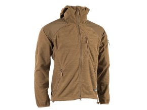 Mikina zip s kapucí fleece DELTA COYOTE