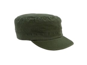 Čepice dámská nastavitelná VINTAGE ZELENÁ rip-stop