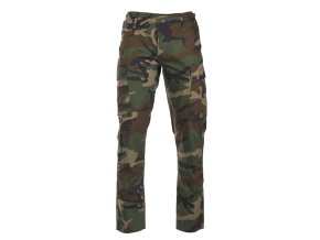 Kalhoty US BDU SLIM FIT polní rip-stop WOODLAND