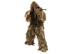 Převlek maskovací GHILLIE SUIT OAK LEAF 3D WOODLAND