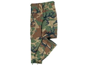 Kalhoty dětské US BDU ZIP-OFF WOODLAND