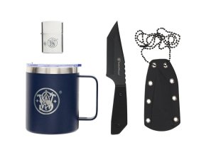 Set dárkový S&W nůž + hrnek + zapalovač