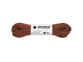 Šňůra PARACORD nylon 550LB ø 4 mm / 30 m HNĚDÁ