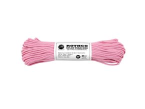 Šňůra PARACORD nylon 550LB ø 4 mm / 30 m RŮŽOVÁ