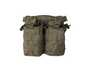 Sumka na zásobník otevřená dvojitá M4/M16 ZELENÁ