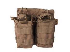 Sumka na zásobník otevřená dvojitá M4/M16 DARK COYOTE