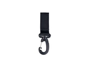 Popruh MODULAR 50mm s plastovou karabinkou ČERNÝ