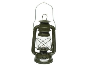 Lampa petrolejová 23cm ZELENÁ