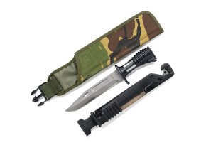Bajonet britský SA80 REPRO + pouzdro DPM