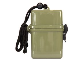 Krabička / box vodotěsná na krk 25x70x110 mm ZELENÁ