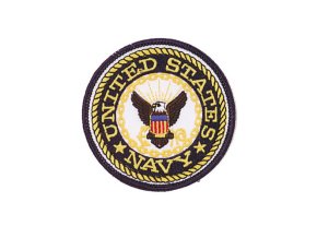 Nášivka U.S. NAVY kulatá 7,5 cm