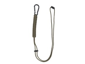 Provázek PARACORD s karabinou ZELENÝ