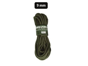 Šňůra COMMANDO pomocná ø 9 mm / 15 m ZELENÁ