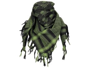 Šátek SHEMAGH LEBKY ZELENO-ČERNÝ