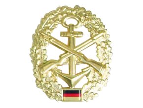 Odznak BW na baret zlatý Marine-Sicherungstruppe