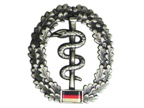Odznak BW na baret Sanitätstruppe