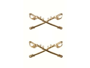 Odznak OFFICERS CAVALRY ZLATÝ