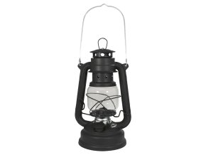 Lampa petrolejová 25cm Hurricane ČERNÁ
