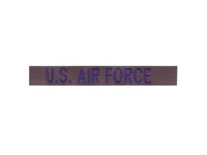 Nášivka "U.S. AIRFORCE" OLIV modrá nit